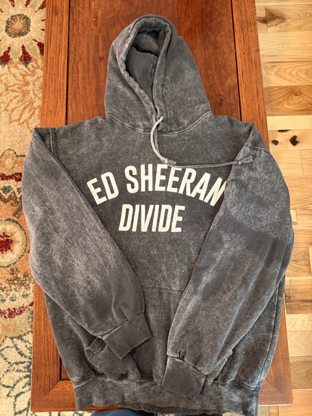 Ed Sheeran Gray 'Divide' Washed Pullover Hoodie